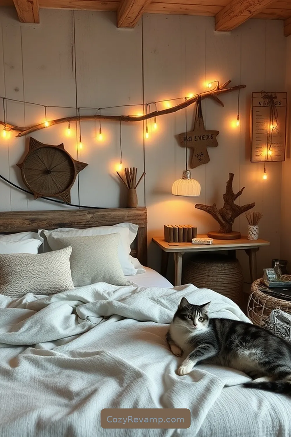 21 Essential Materials for Rustic Bedroom Solar-Powered Lights 14 13. Driftwood for 21 Essential Materials for Rustic Bedroom Solar-Powered Lights