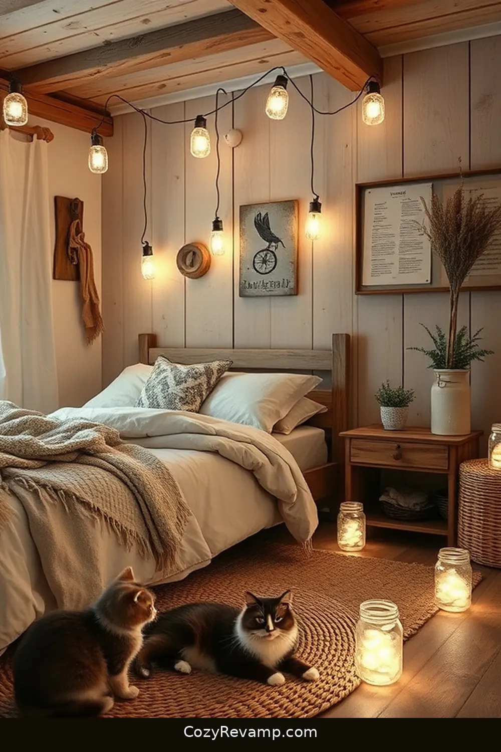 21 Essential Materials for Rustic Bedroom Solar-Powered Lights 7 6. Mason Jars for 21 Essential Materials for Rustic Bedroom Solar-Powered Lights