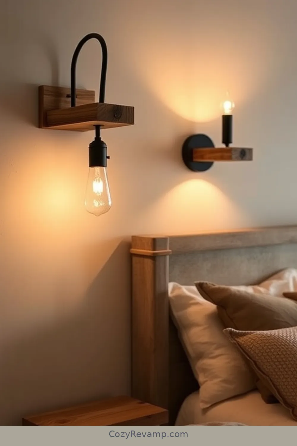 21 Essential Materials for Rustic Bedroom Solar-Powered Lights 8 7. Sconce Fixtures for 21 Essential Materials for Rustic Bedroom Solar-Powered Lights