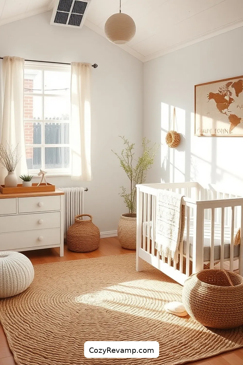 21 Essential Materials for a Modern Farmhouse Nursery With Solar Powered Lights 7 Natural Fiber Rugs for 21 Essential Materials for a Modern Farmhouse Nursery With Solar Powered Lights