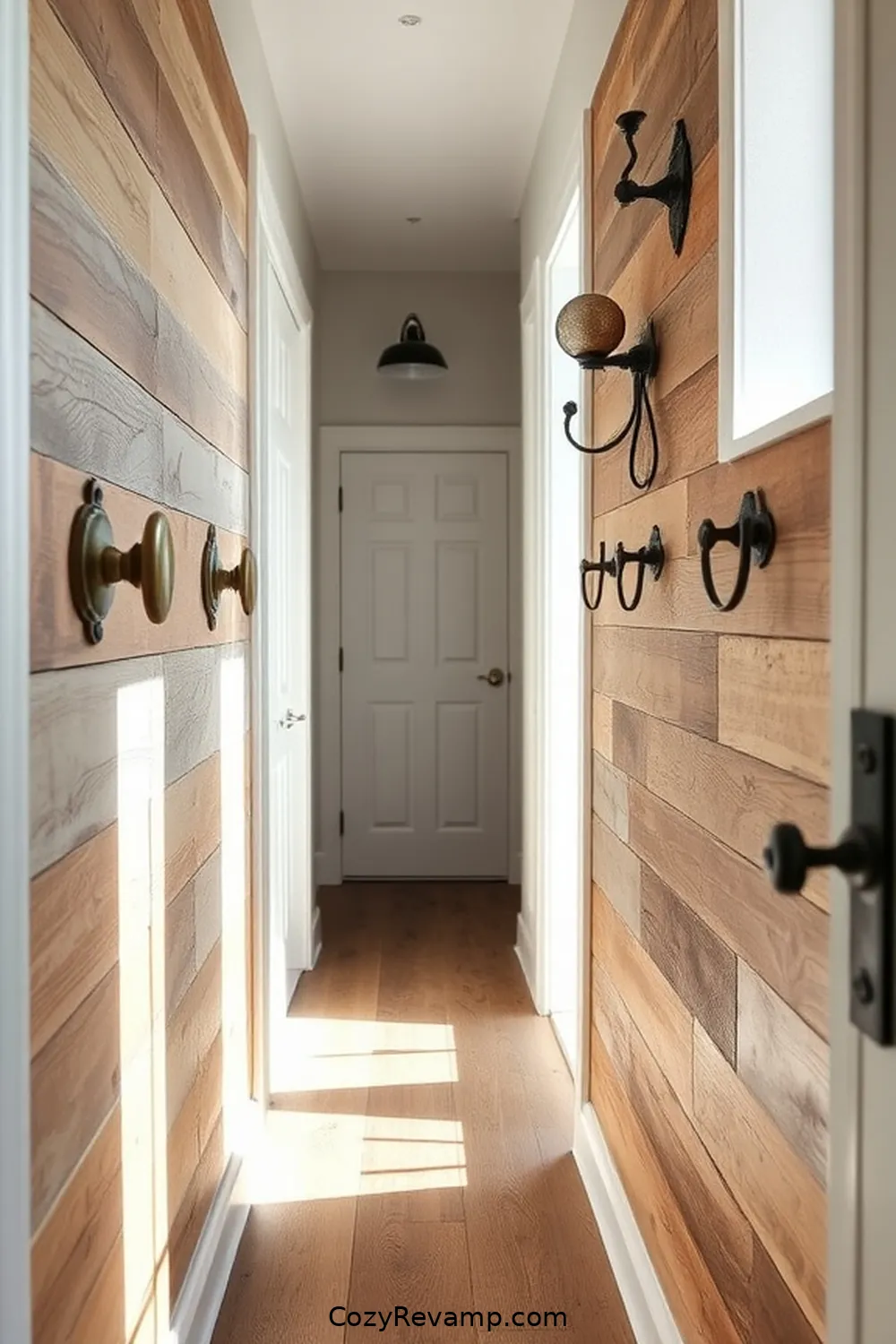 21 Essential Tips for Rustic Hallway Design With Reclaimed Materials 18 Incorporate Vintage Hardware for 21 Essential Tips for Rustic Hallway Design With Reclaimed Materials