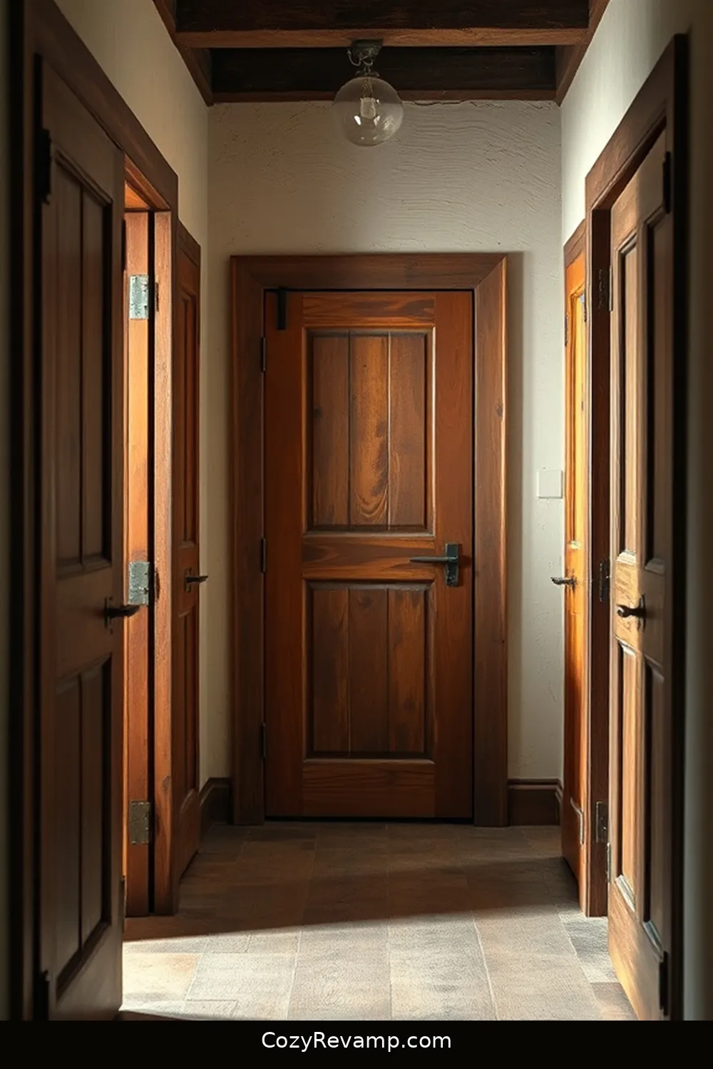 21 Essential Tips for Rustic Hallway Design With Reclaimed Materials 6 Opt for Salvaged Doors for 21 Essential Tips for Rustic Hallway Design With Reclaimed Materials