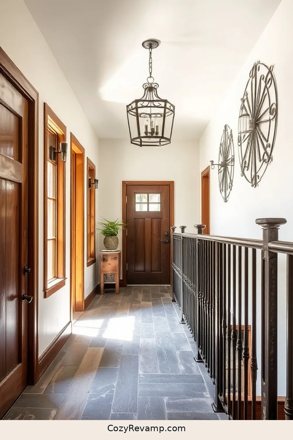 21 Essential Tips for Rustic Hallway Design With Reclaimed Materials 17 Use Reclaimed Metal Accents for 21 Essential Tips for Rustic Hallway Design With Reclaimed Materials