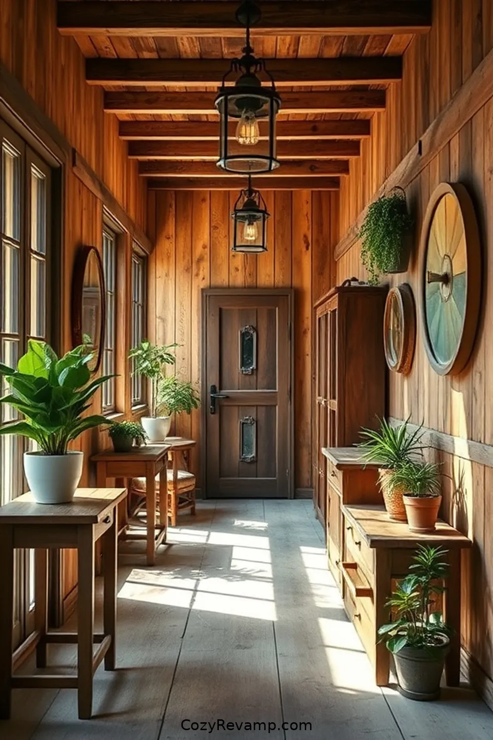 21 Essential Tips for Rustic Hallway Design With Reclaimed Materials 21 Use Upcycled Materials for 21 Essential Tips for Rustic Hallway Design With Reclaimed Materials