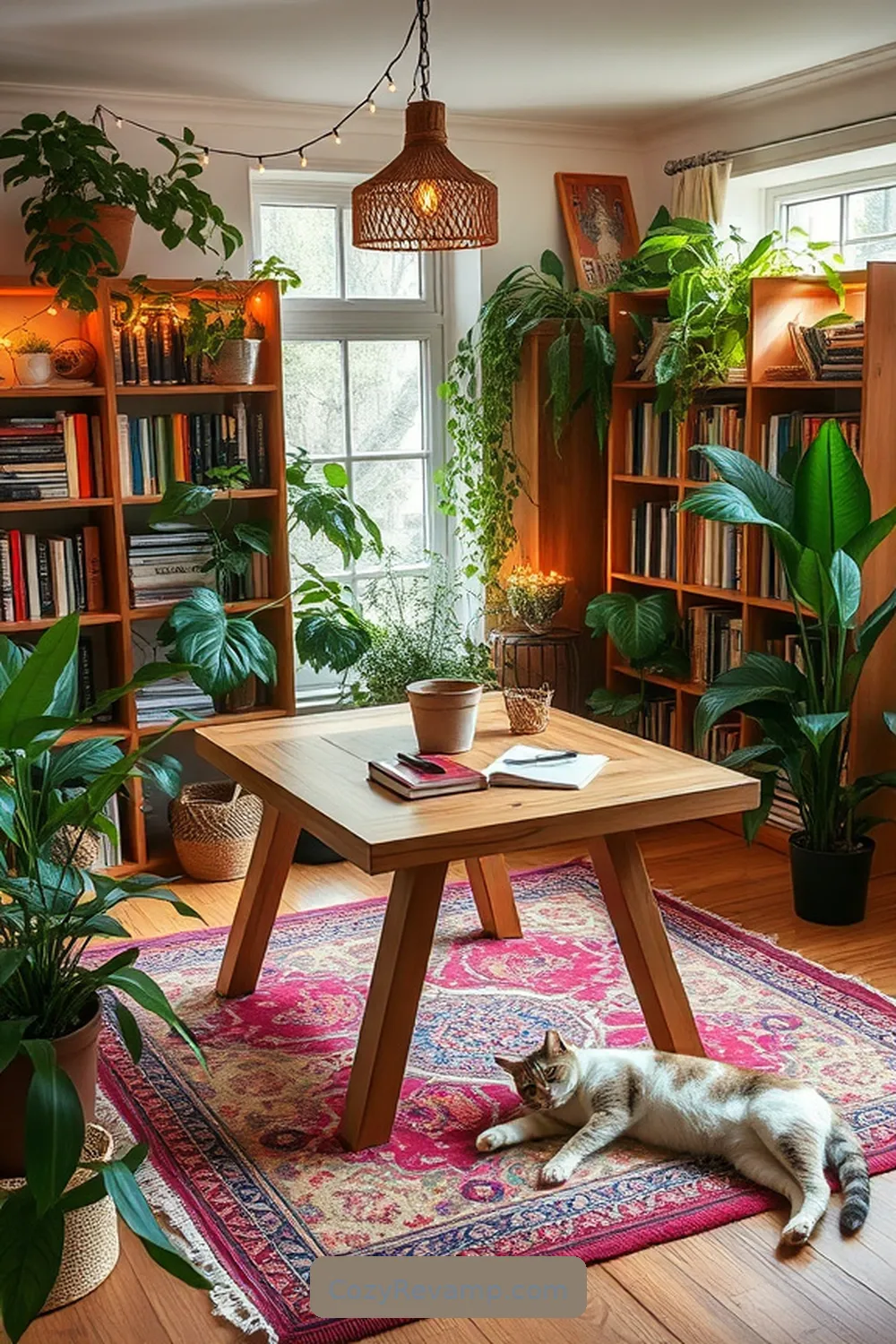 Multi-Functional Tables for 21 Essentials for a Bohemian Library With Solar-Powered Lights