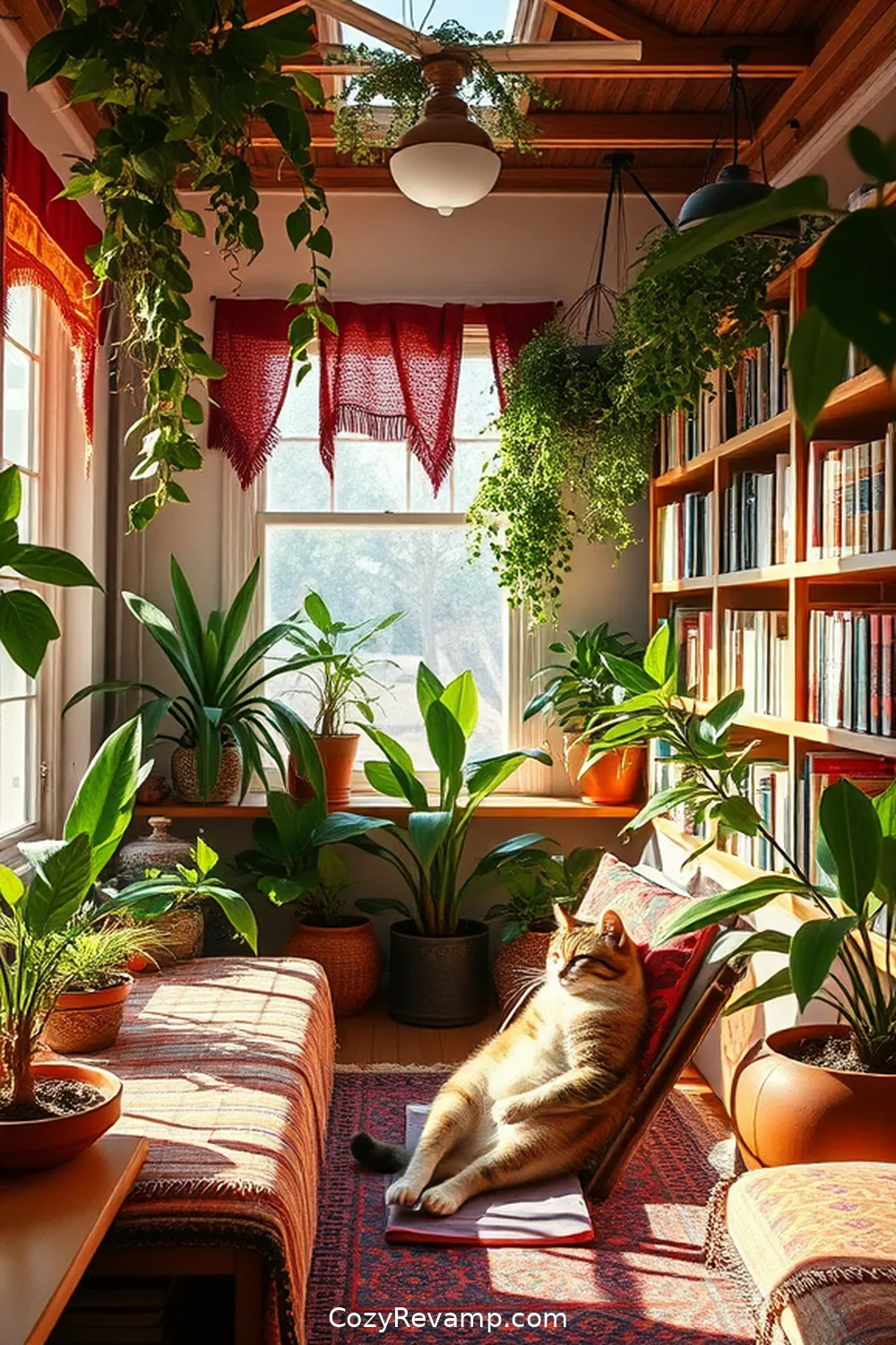Nature-Inspired Decor for 21 Essentials for a Bohemian Library With Solar-Powered Lights