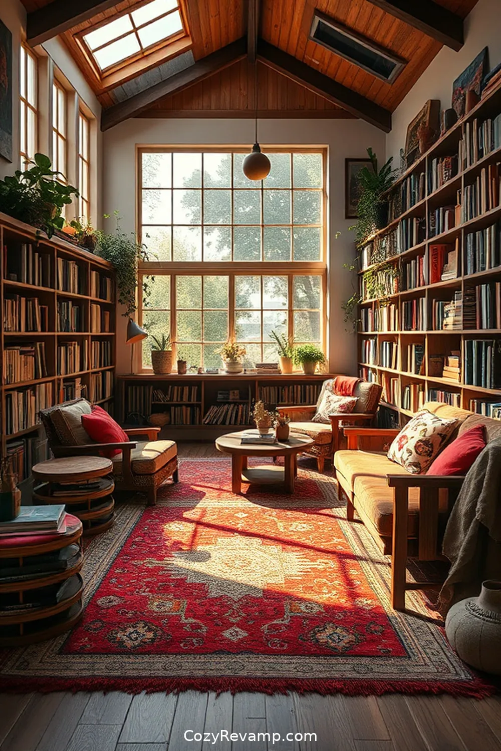 Soft Area Rugs for 21 Essentials for a Bohemian Library With Solar-Powered Lights