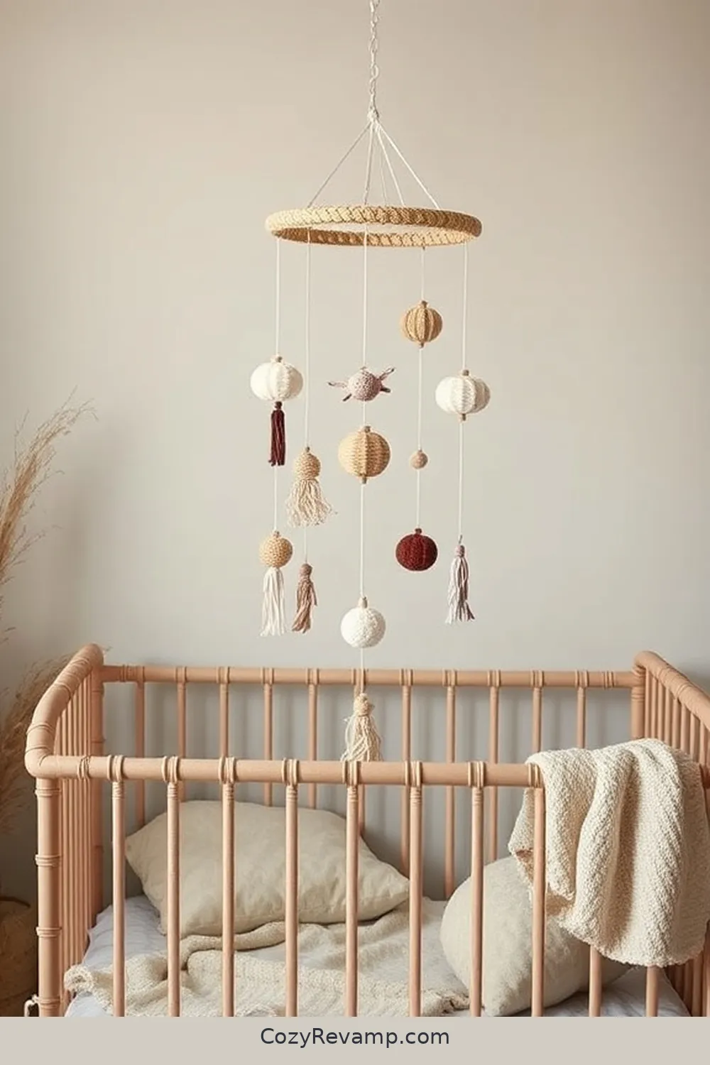 21 Essentials for a Bohemian Nursery With Natural Fibers and Materials 20 Handcrafted Mobile for 21 Essentials for a Bohemian Nursery With Natural Fibers and Materials