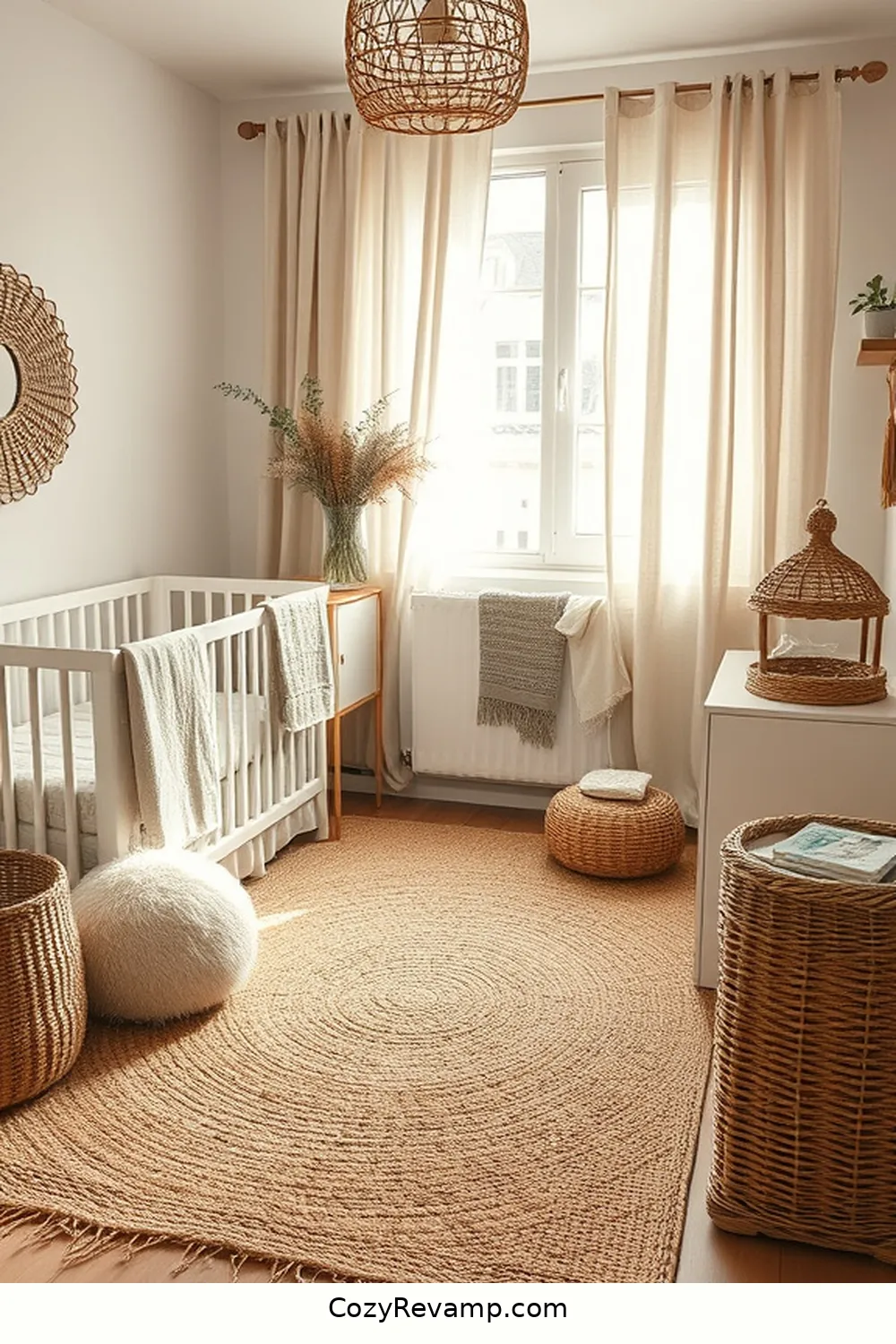 21 Essentials for a Bohemian Nursery With Natural Fibers and Materials 4 Natural Fiber Rugs for 21 Essentials for a Bohemian Nursery With Natural Fibers and Materials