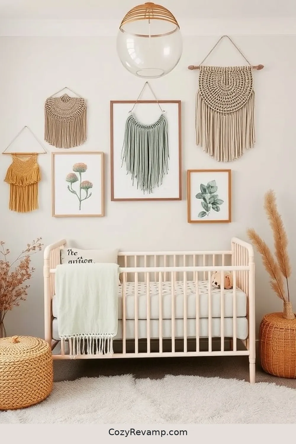 21 Essentials for a Bohemian Nursery With Natural Fibers and Materials 21 Nature-Inspired Artwork for 21 Essentials for a Bohemian Nursery With Natural Fibers and Materials