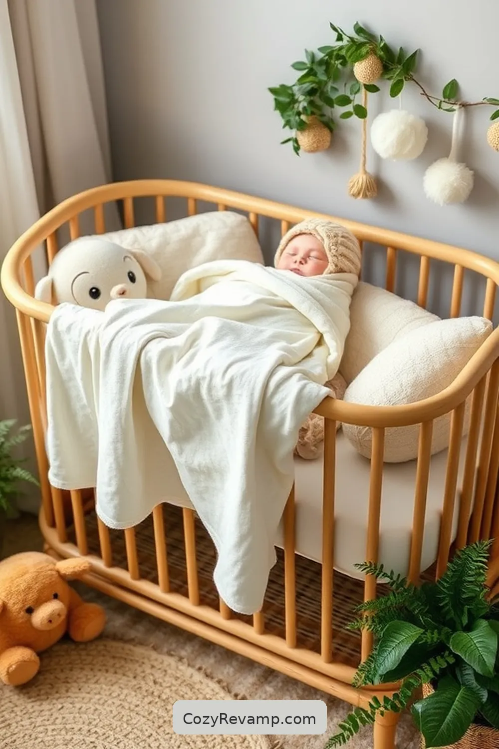 21 Essentials for a Bohemian Nursery With Natural Fibers and Materials 22 Organic Cotton Swaddles for 21 Essentials for a Bohemian Nursery With Natural Fibers and Materials