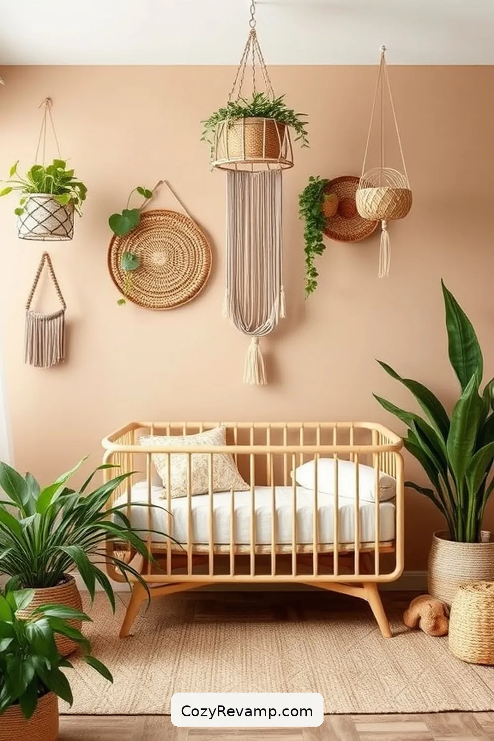 21 Essentials for a Bohemian Nursery With Natural Fibers and Materials 14 Plant-Based Wall Paint for 21 Essentials for a Bohemian Nursery With Natural Fibers and Materials