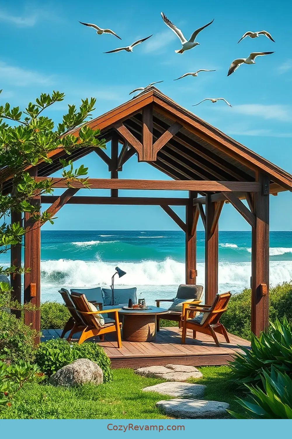 The Ocean-Inspired Reading Pavilion for 21 Inspiring Coastal Libraries With Reclaimed Materials