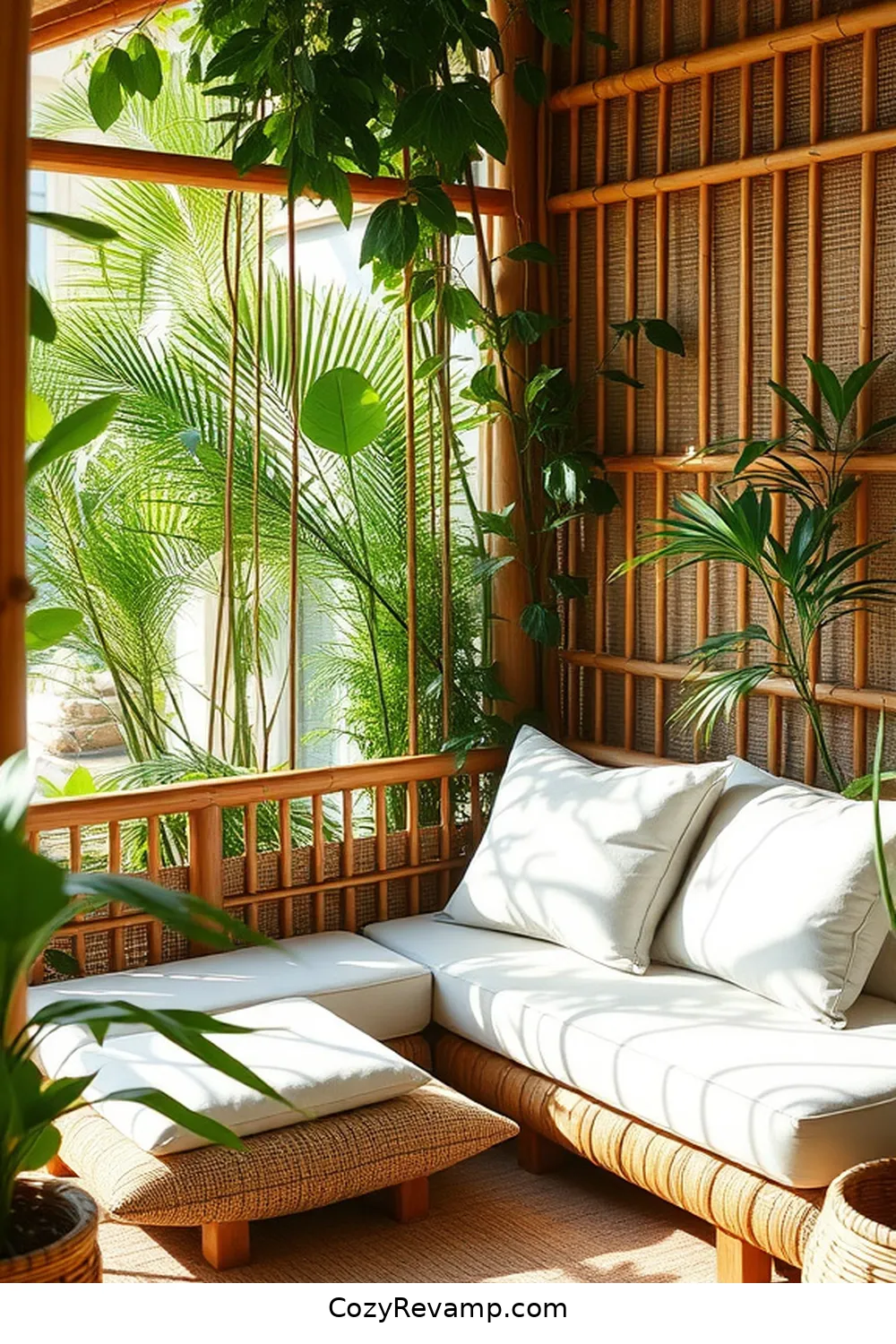 Bamboo Reading Nooks for 21 Inspiring Ideas for a Rustic Library Using Bamboo Material
