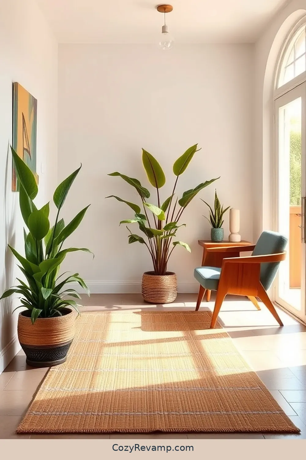 21 Inspiring Mid-Century Modern Entryways Utilizing Bamboo Material 17 Incorporating Bamboo in Entryway Rugs for 21 Inspiring Mid-Century Modern Entryways Utilizing Bamboo Material