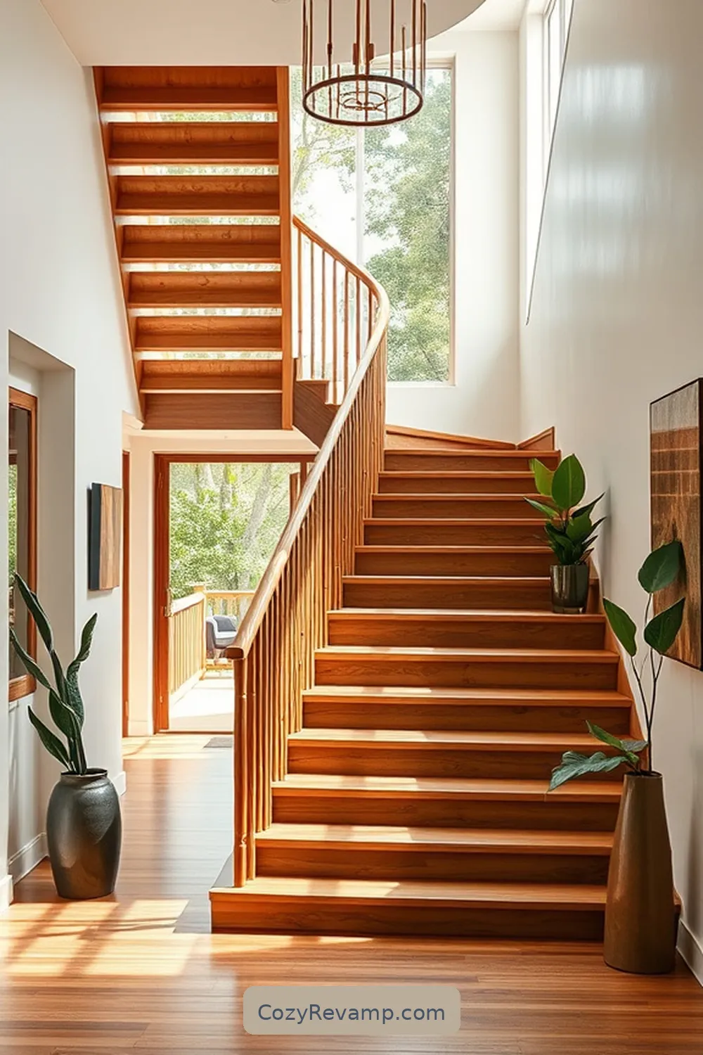 21 Inspiring Mid-Century Modern Entryways Utilizing Bamboo Material 9 Unique Bamboo Railing Designs for Staircases for 21 Inspiring Mid-Century Modern Entryways Utilizing Bamboo Material