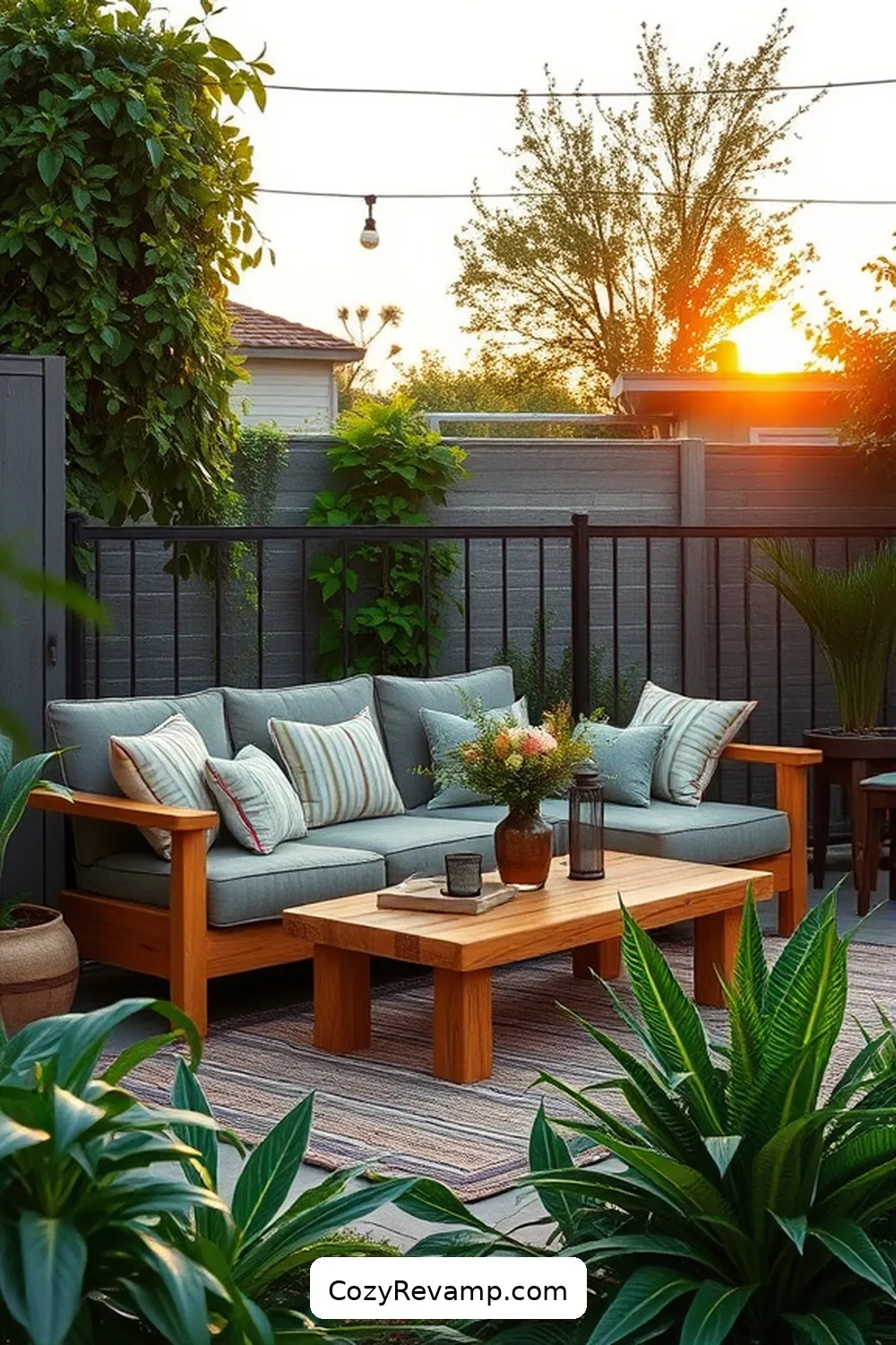 21 Inspiring Mid-Century Modern Outdoor Patio Ideas With Reclaimed Materials 7 Mid-Century Inspired Outdoor Sofa for 21 Inspiring Mid-Century Modern Outdoor Patio Ideas With Reclaimed Materials