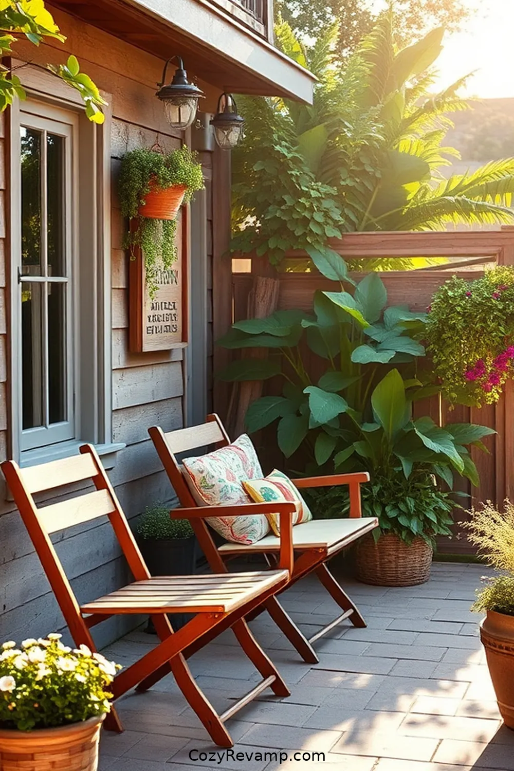 21 Inspiring Mid-Century Modern Outdoor Patio Ideas With Reclaimed Materials 18 Vintage Folding Chairs for 21 Inspiring Mid-Century Modern Outdoor Patio Ideas With Reclaimed Materials