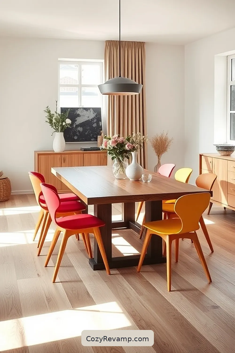Minimalist Dining Room With Statement Reclaimed Chairs for 21 Inspiring Minimalist Dining Rooms With Reclaimed Materials