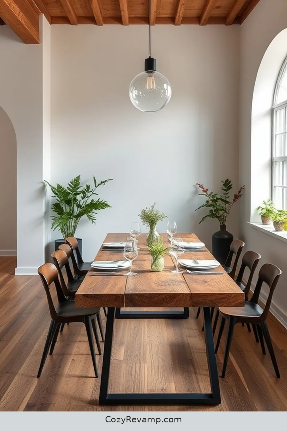 Simple and Functional Dining With Reclaimed Surfaces for 21 Inspiring Minimalist Dining Rooms With Reclaimed Materials