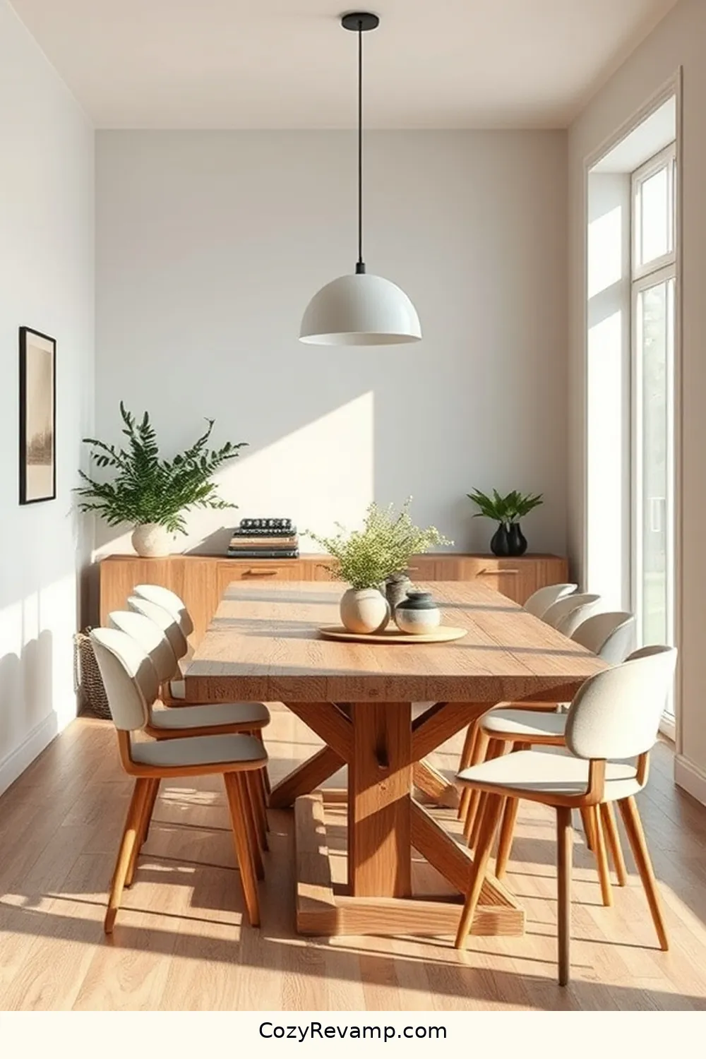 Warmth of Weathered Wood in a Bright Space for 21 Inspiring Minimalist Dining Rooms With Reclaimed Materials