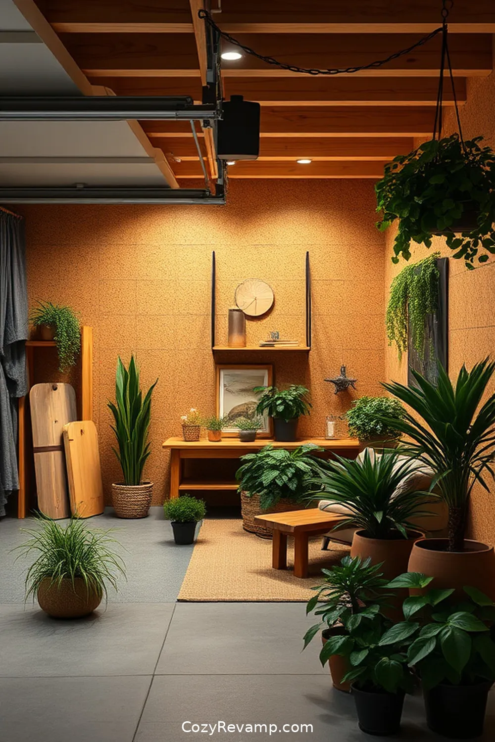 Cozy Rustic Vibes With Cork Walls for 21 Inspiring Scandinavian Garage Designs With Cork Material