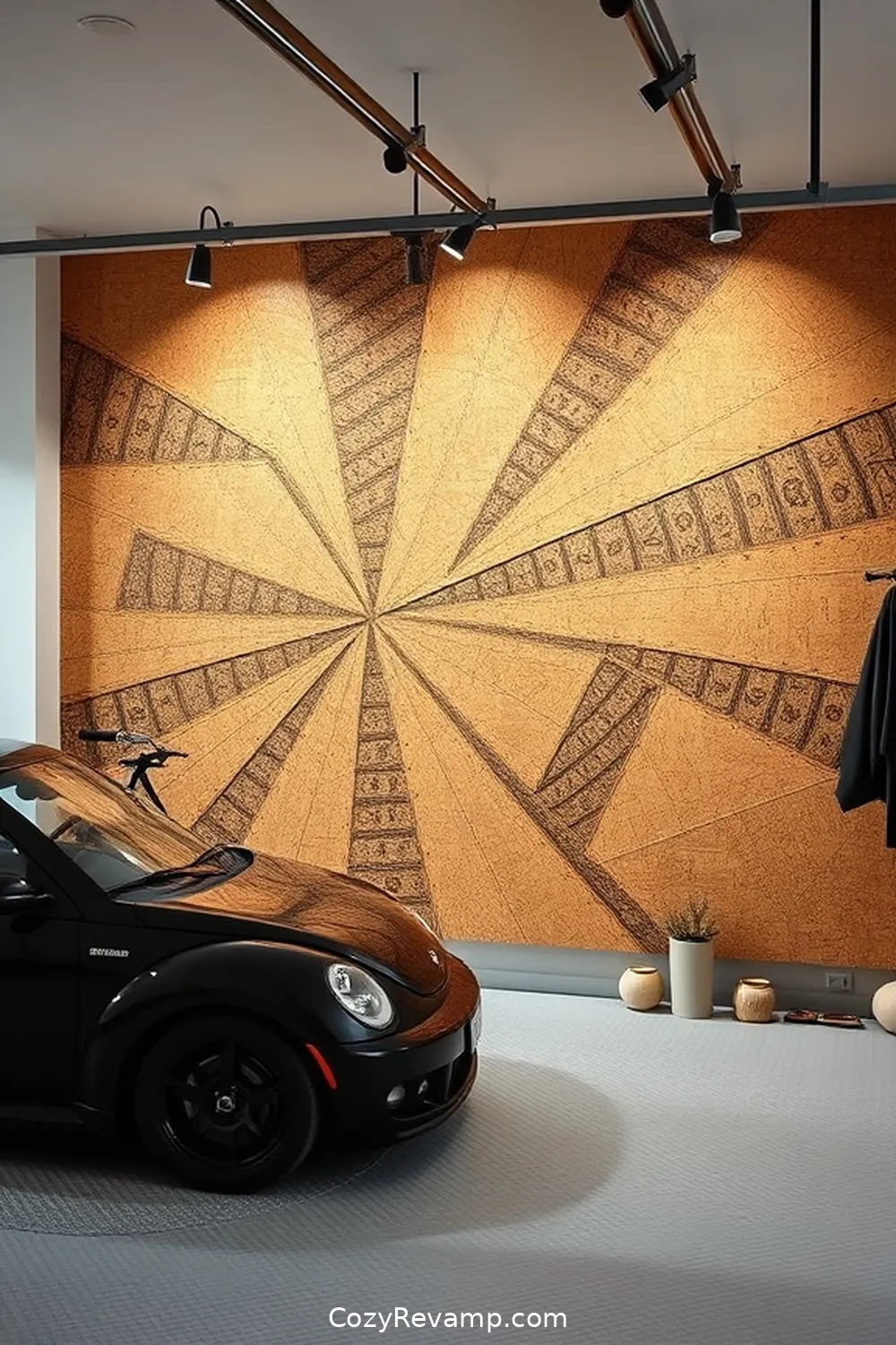 Dynamic Cork Wall Art for 21 Inspiring Scandinavian Garage Designs With Cork Material
