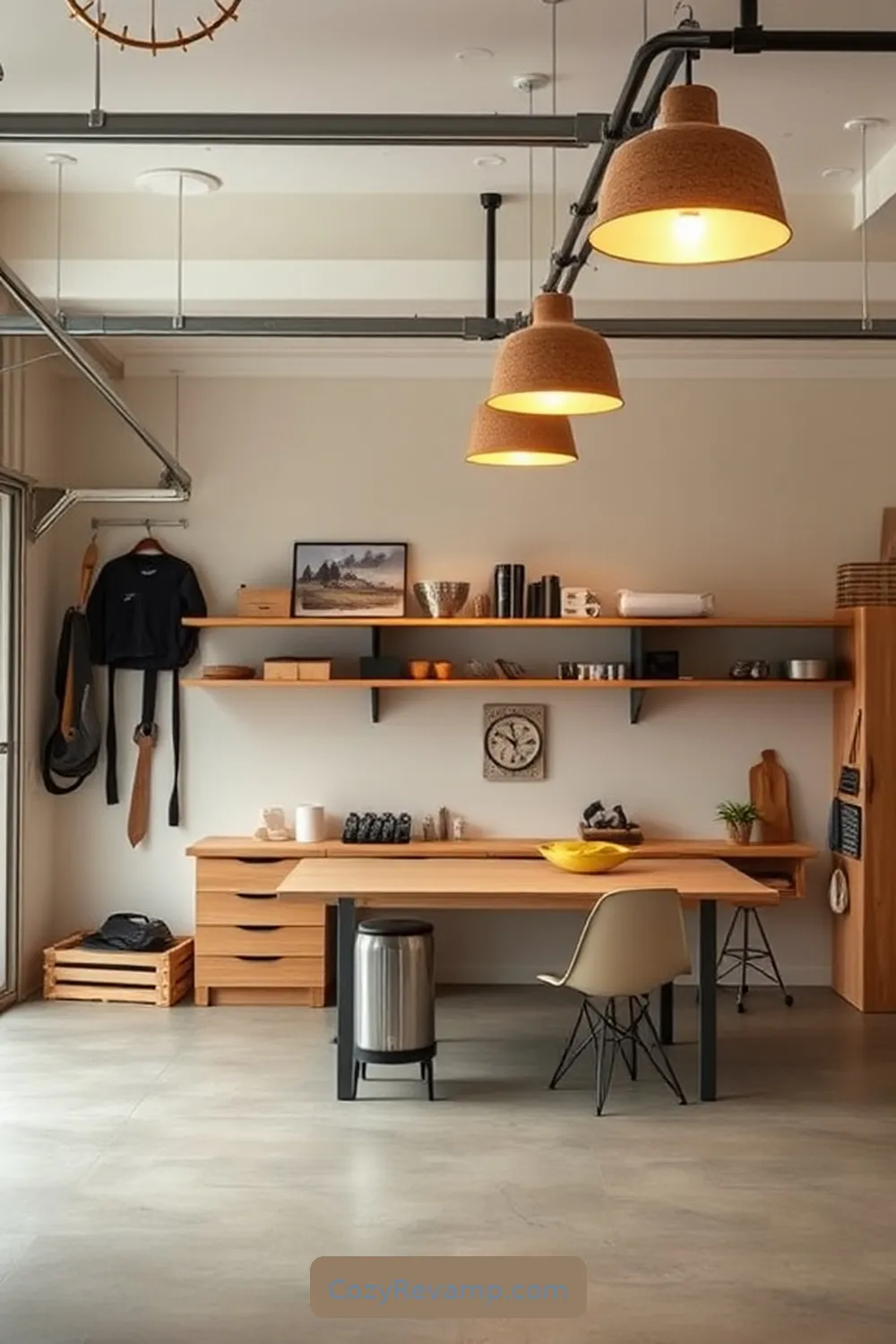 Functional Cork Lighting Fixtures for 21 Inspiring Scandinavian Garage Designs With Cork Material