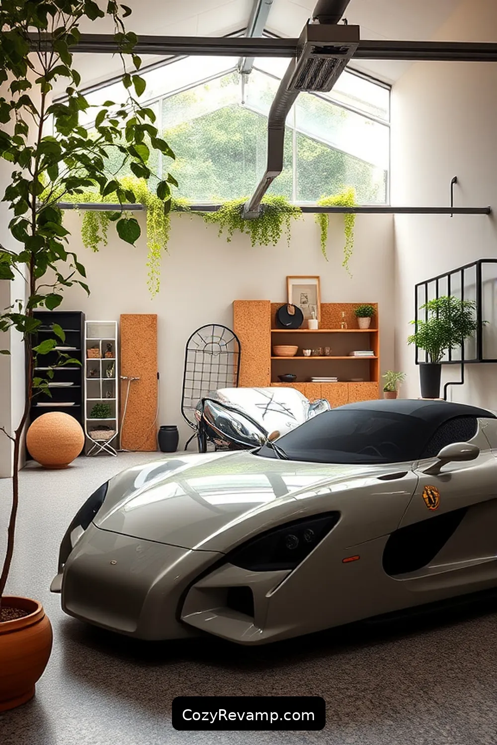 Harmonious Color Palettes With Cork Features for 21 Inspiring Scandinavian Garage Designs With Cork Material