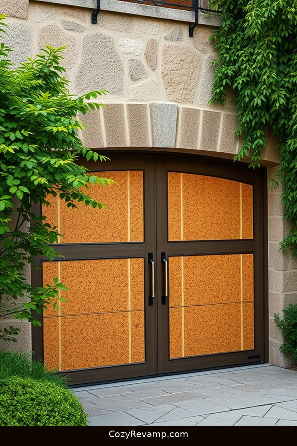 Sustainable Garage Doors With Cork Inserts for 21 Inspiring Scandinavian Garage Designs With Cork Material