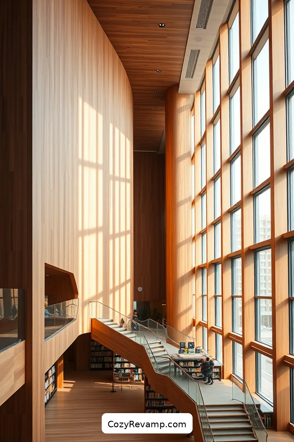 The Aalto University Library, Finland for 21 Inspiring Scandinavian Libraries Featuring Recycled Wood Material
