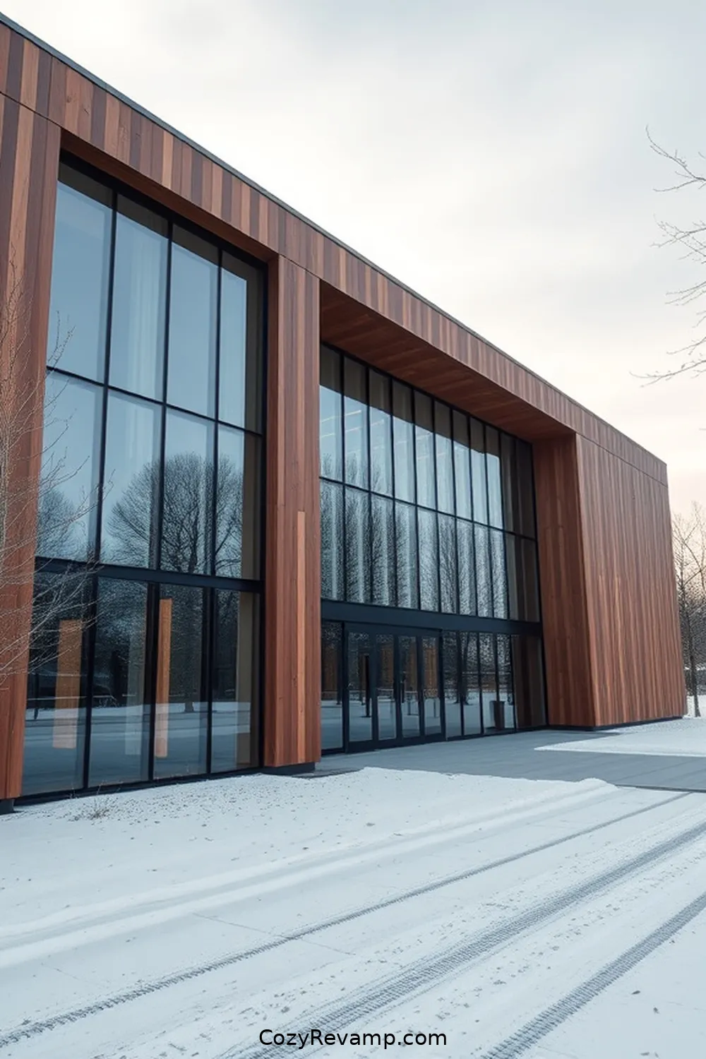The Luleå Library, Sweden for 21 Inspiring Scandinavian Libraries Featuring Recycled Wood Material