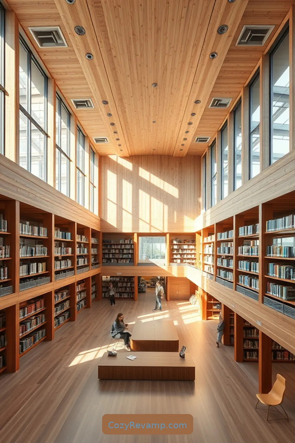 The Malmö City Library, Sweden for 21 Inspiring Scandinavian Libraries Featuring Recycled Wood Material