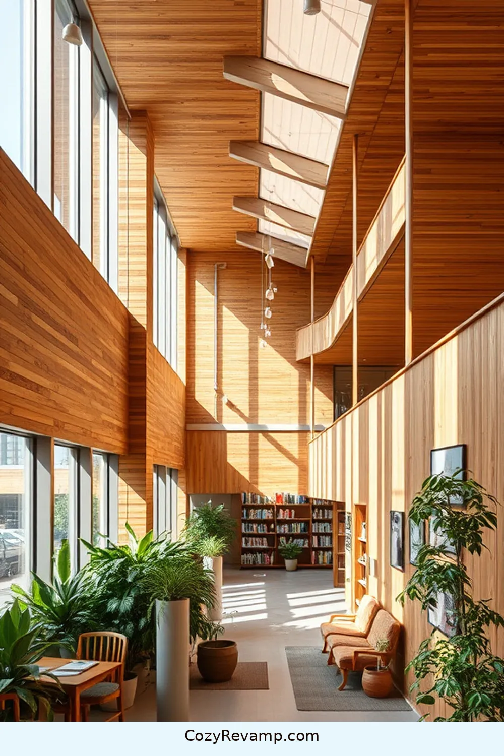 The Rovaniemi Library, Finland for 21 Inspiring Scandinavian Libraries Featuring Recycled Wood Material