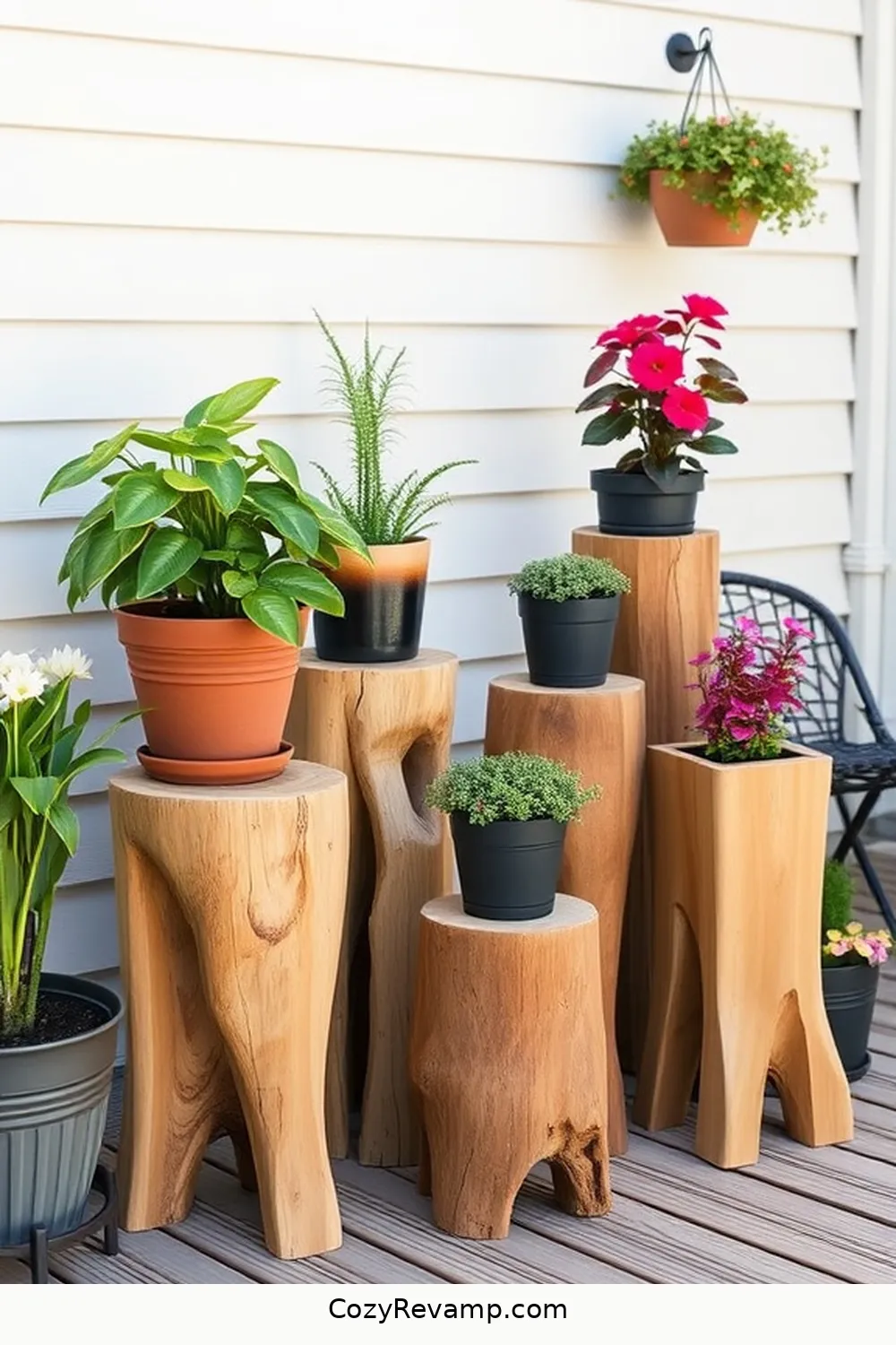 21 Inspiring Scandinavian Outdoor Patio Ideas Using Recycled Wood Materials 5 Charming Wooden Plant Stands for 21 Inspiring Scandinavian Outdoor Patio Ideas Using Recycled Wood Materials