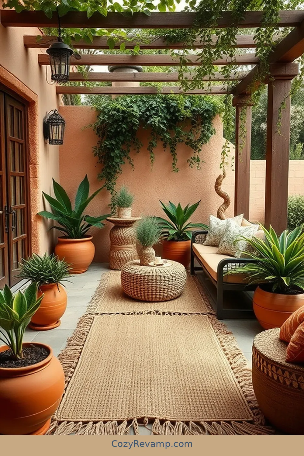 21 Must-Have Elements for a Bohemian Outdoor Patio With Natural Fibers 18 Earthy Color Palette for 21 Must-Have Elements for a Bohemian Outdoor Patio With Natural Fibers