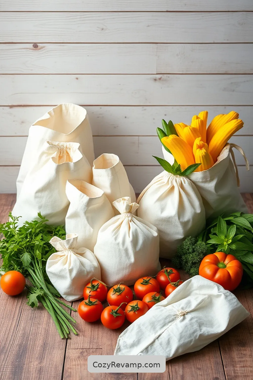 Organic Cotton Food Storage Bags for 21 Must-Have Organic Cotton Materials for Your Rustic Kitchen