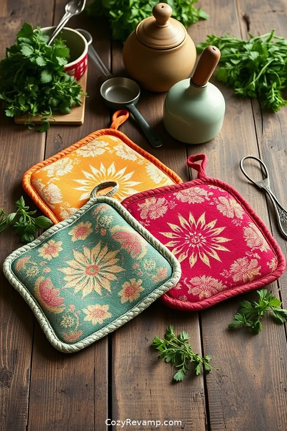 Organic Cotton Pot Holders for 21 Must-Have Organic Cotton Materials for Your Rustic Kitchen