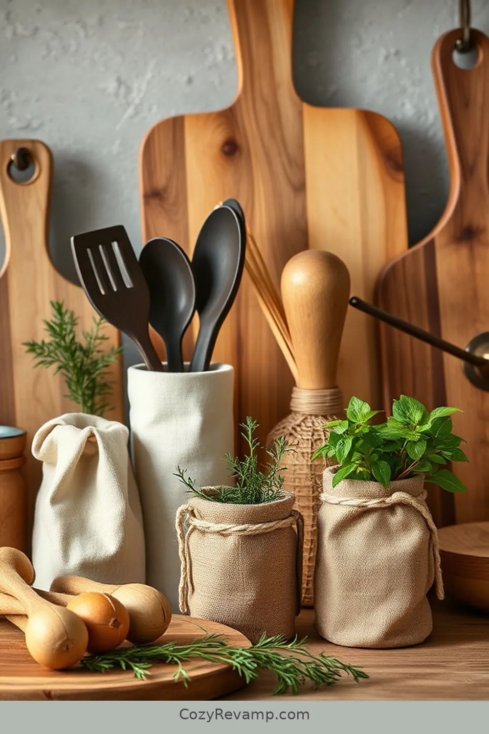 Organic Cotton Utensil Holders for 21 Must-Have Organic Cotton Materials for Your Rustic Kitchen