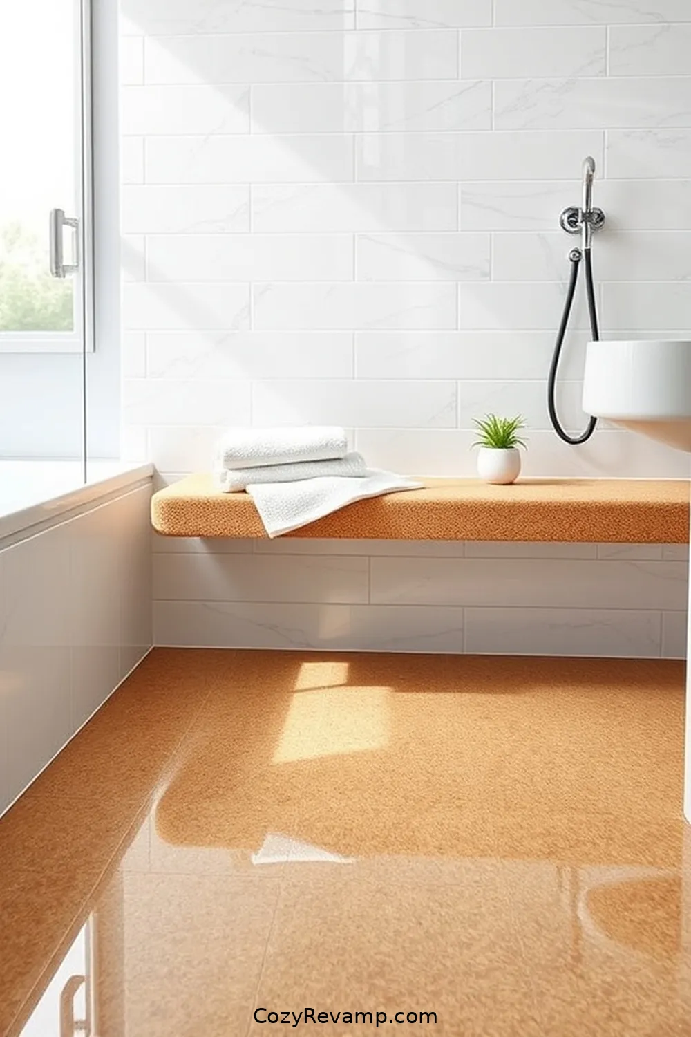21 Reasons to Choose Cork Material for Your Minimalist Bathroom 9 8. Easy Maintenance for 21 Reasons to Choose Cork Material for Your Minimalist Bathroom