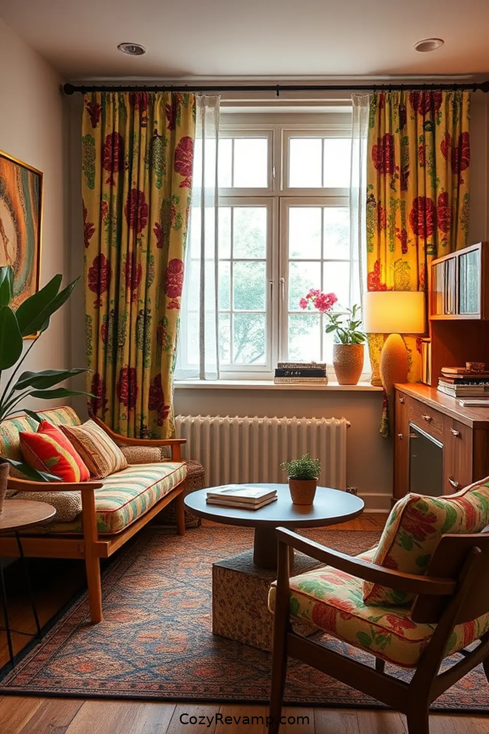 21 Ways to Create a Mid-Century Modern Home Office With Reclaimed Materials 11 Use Retro-Inspired Fabrics for Soft Furnishings for 21 Ways to Create a Mid-Century Modern Home Office With Reclaimed Materials