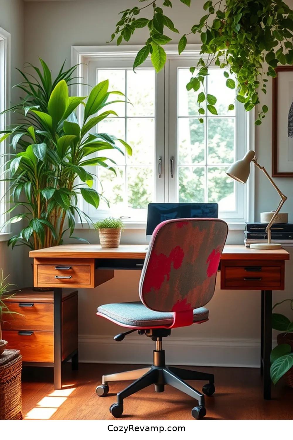 21 Ways to Create a Mid-Century Modern Home Office With Reclaimed Materials 3 Use Vintage Office Chairs for 21 Ways to Create a Mid-Century Modern Home Office With Reclaimed Materials
