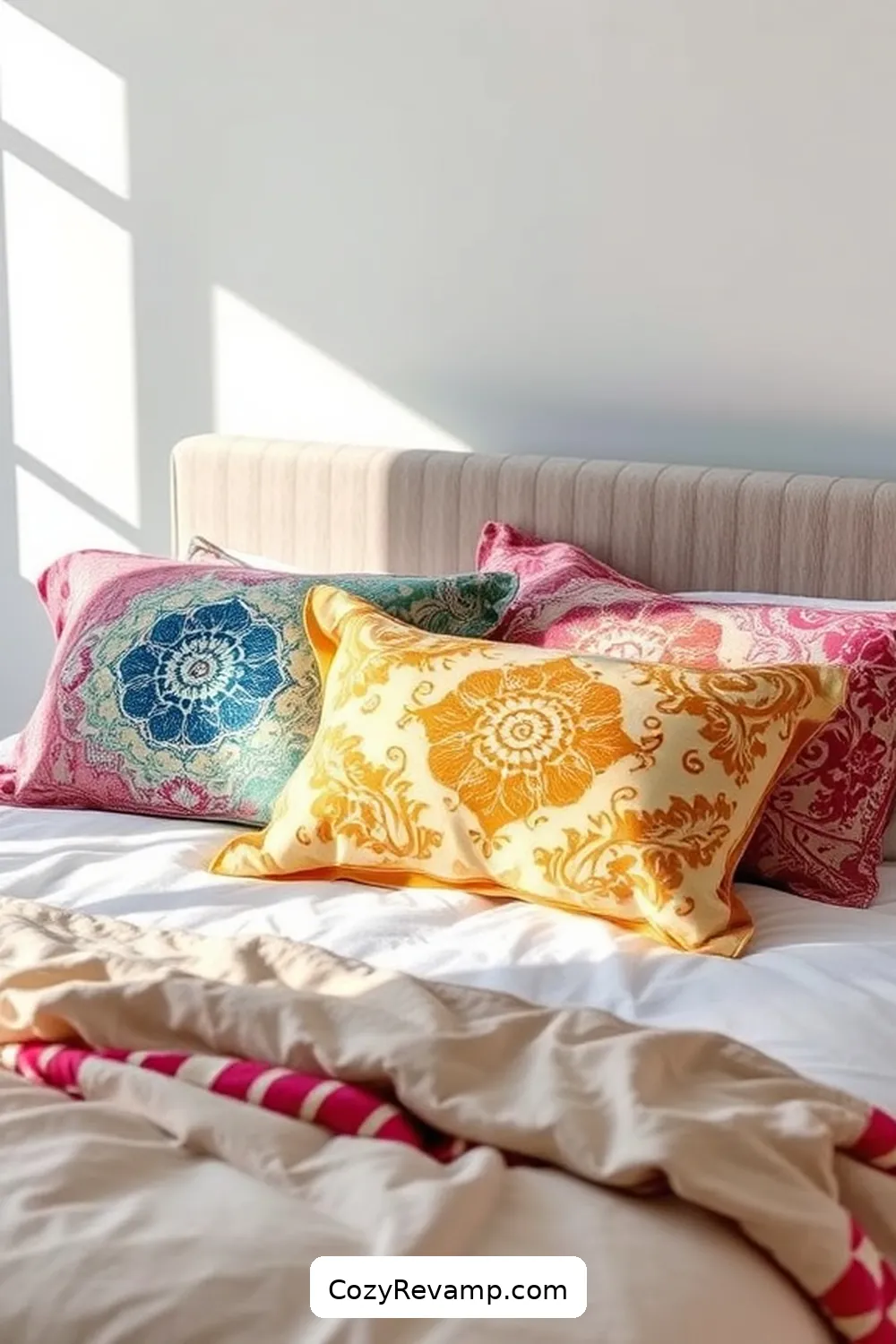 21 Ways to Style Your Minimalist Bedroom With Upcycled Fabric Material 3 DIY Pillowcases From Old Sheets for 21 Ways to Style Your Minimalist Bedroom With Upcycled Fabric Material