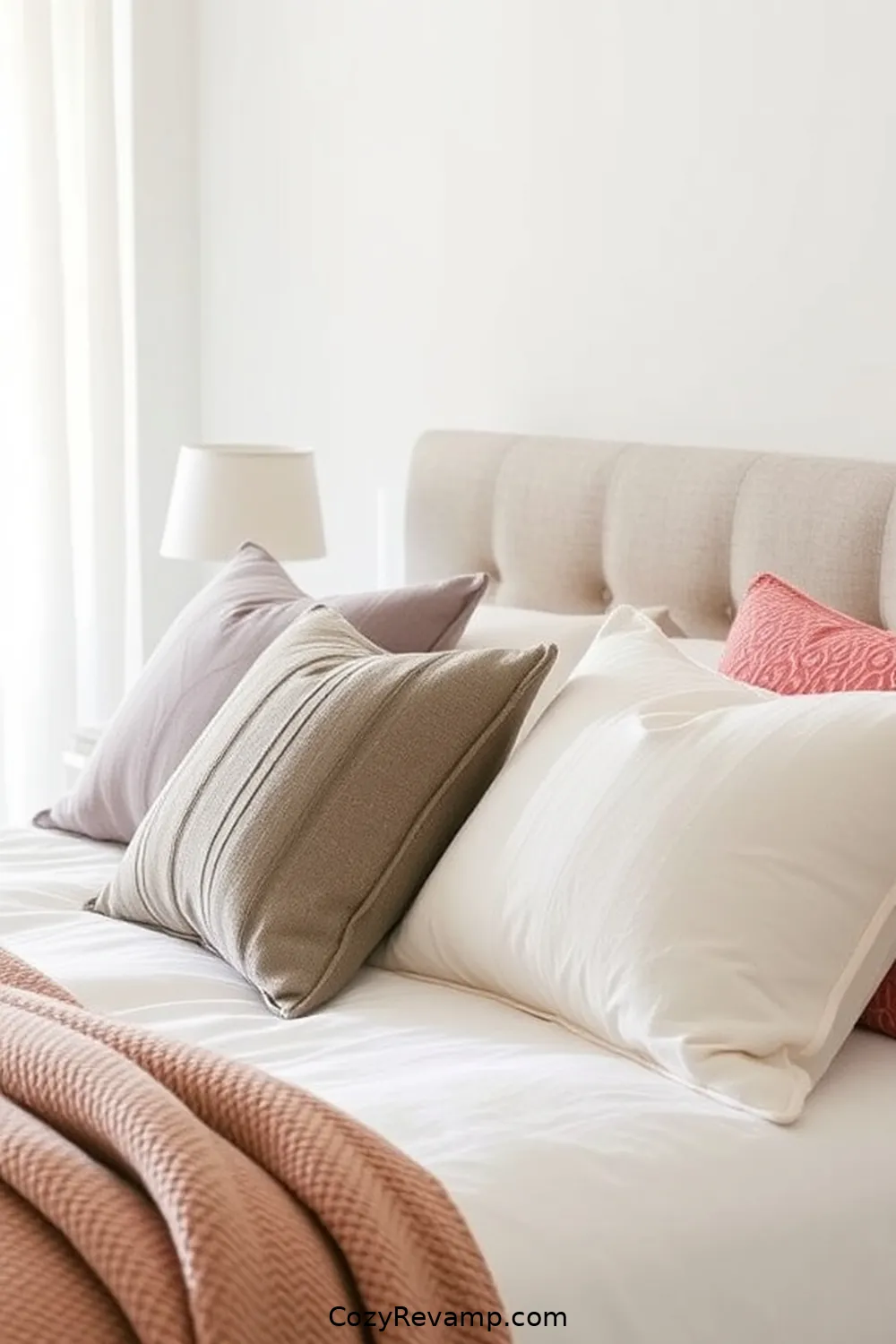 21 Ways to Style Your Minimalist Bedroom With Upcycled Fabric Material 5 Reversible Throw Pillows for 21 Ways to Style Your Minimalist Bedroom With Upcycled Fabric Material