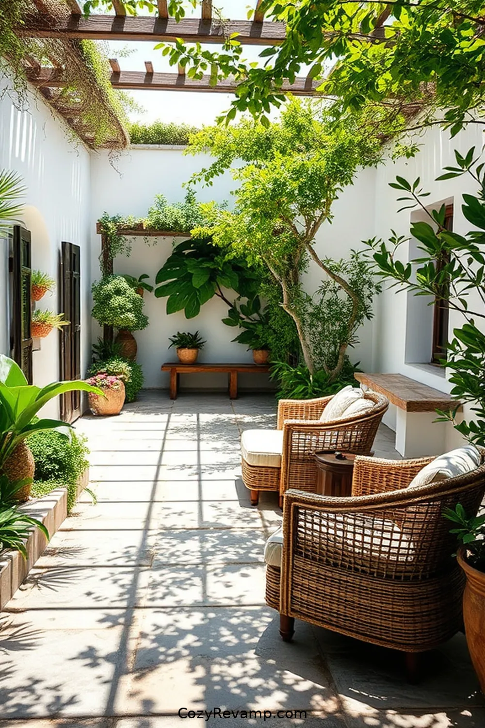 22 Essential Elements for a Coastal Outdoor Patio With Natural Fibers 16 15. Natural Stone Pathways for 22 Essential Elements for a Coastal Outdoor Patio With Natural Fibers