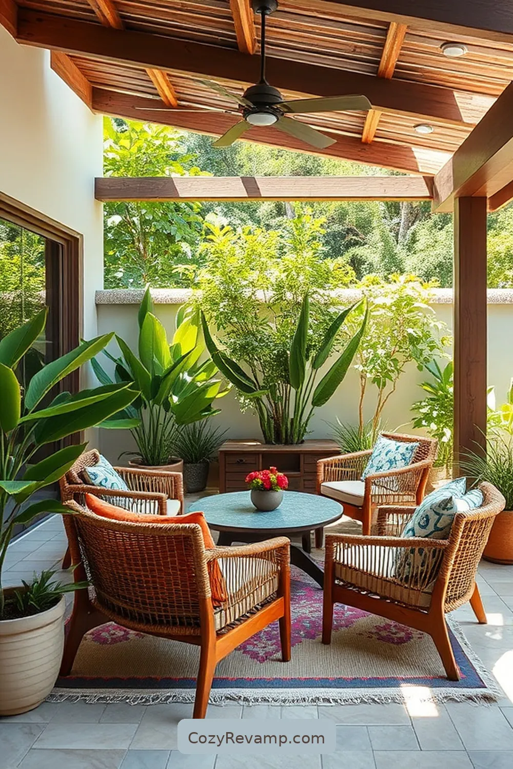 22 Essential Elements for a Mid-Century Modern Outdoor Patio With Natural Fibers 2 Choosing the Right Furniture for 22 Essential Elements for a Mid-Century Modern Outdoor Patio With Natural Fibers