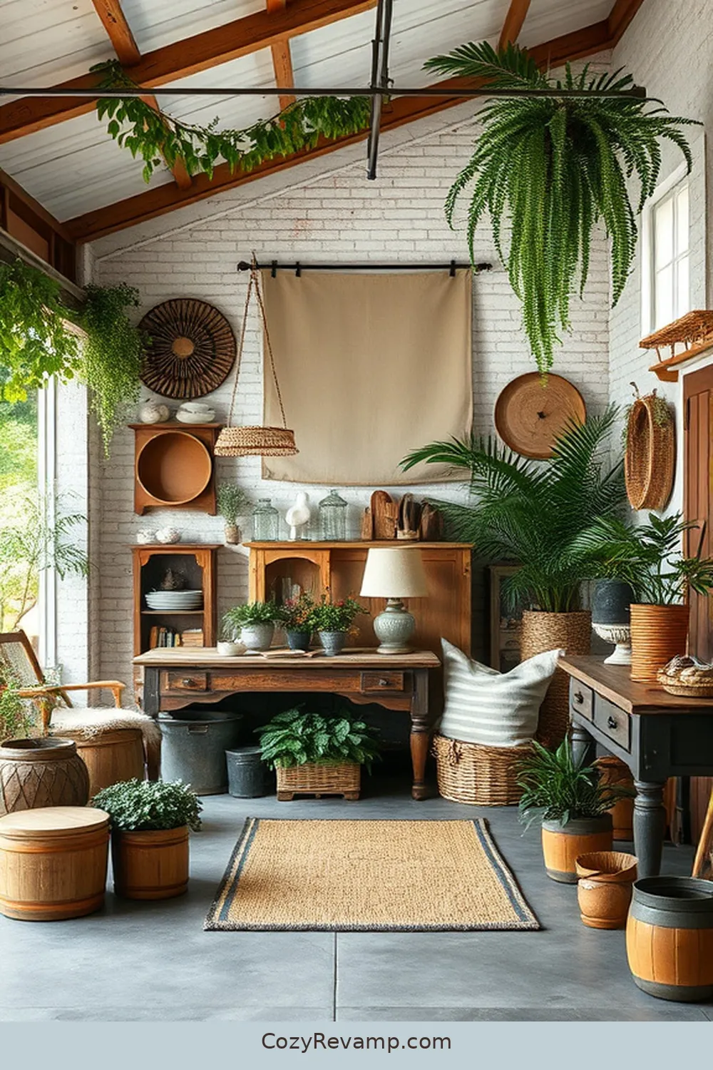 22 Essential Elements of Modern Farmhouse Garage Design With Organic Cotton Material 23 Farmhouse-Inspired Wall Décor for 22 Essential Elements of Modern Farmhouse Garage Design With Organic Cotton Material
