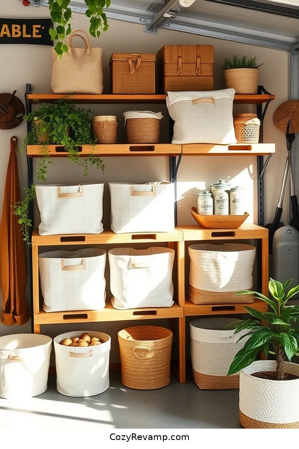22 Essential Elements of Modern Farmhouse Garage Design With Organic Cotton Material 2 Organic Cotton Storage Bins for 22 Essential Elements of Modern Farmhouse Garage Design With Organic Cotton Material