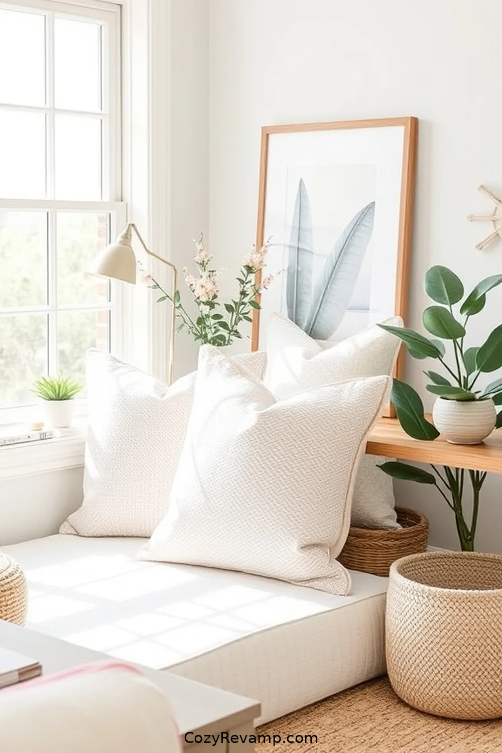 22 Essential Elements of a Coastal Home Office With Organic Cotton Material 7 Textured Organic Cotton Throw Pillows for 22 Essential Elements of a Coastal Home Office With Organic Cotton Material