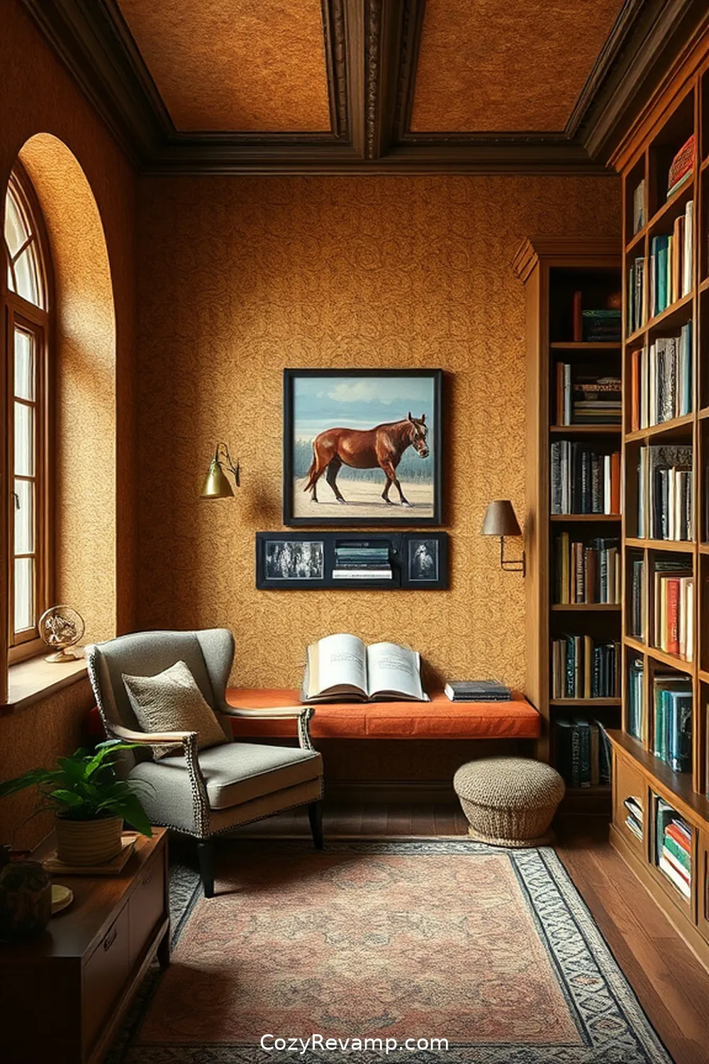 Choosing the Right Paint Finishes for Cork for 22 Essential Elements of a Rustic Library With Cork Material